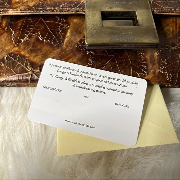 Cango and Ronaldo embossed leaf bag - Picture 9 of 12